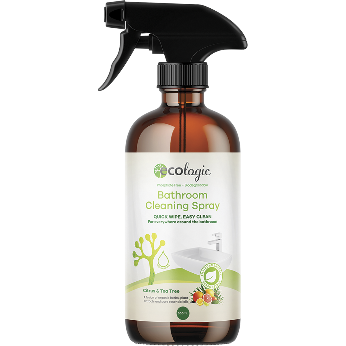 Bathroom Cleaning Spray Citrus & Tea Tree 500ml