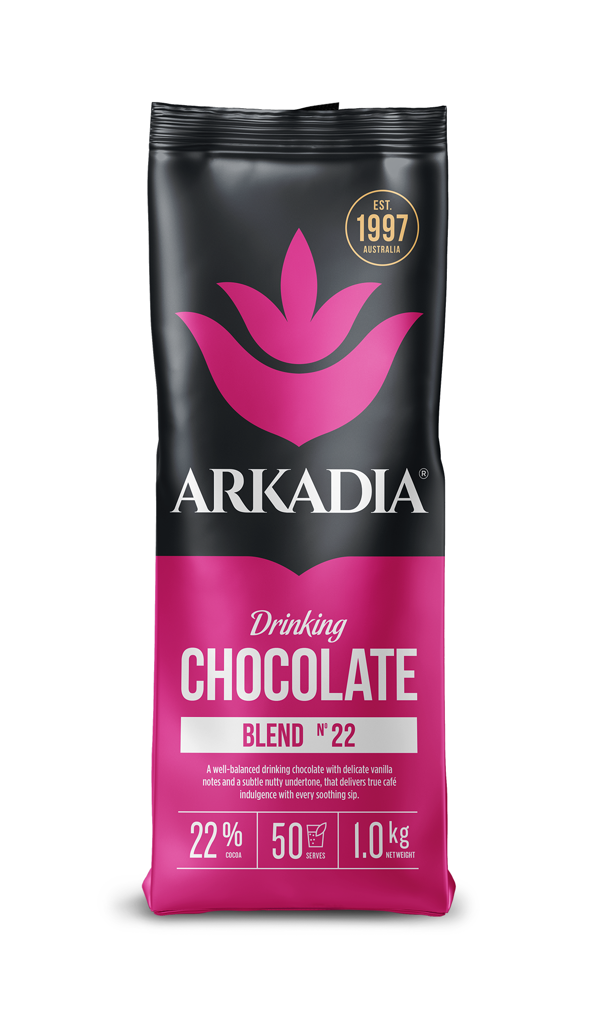 Waddi Speciality Coffee - Arkadia - Drinking Chocolate 22% 1kg
