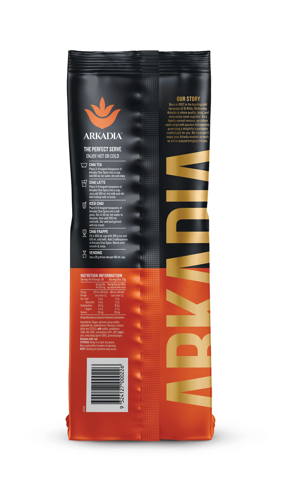 Waddi Speciality Coffee - Arkadia - Chai Tea Spice Mix 1kg