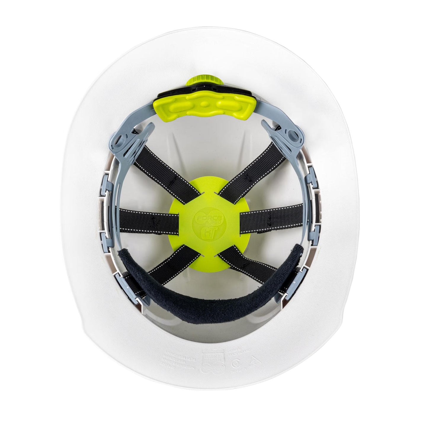 Force 360 - GT11 Type 1 ABS Vented Broad Brim Hard Hat w/Ratchet Harness Mixed Kit (10 Pack) - HPFPRGT11K