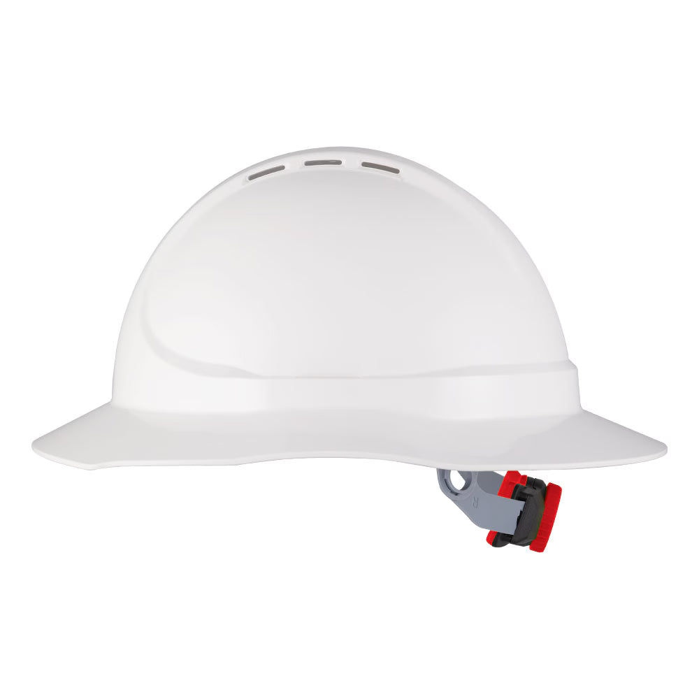 Force 360 - The Mate Essential Type 1 ABS NON-Vented Broad Brim Hard Hat w/Ratchet Harness (1 Unit) - HPMIC011