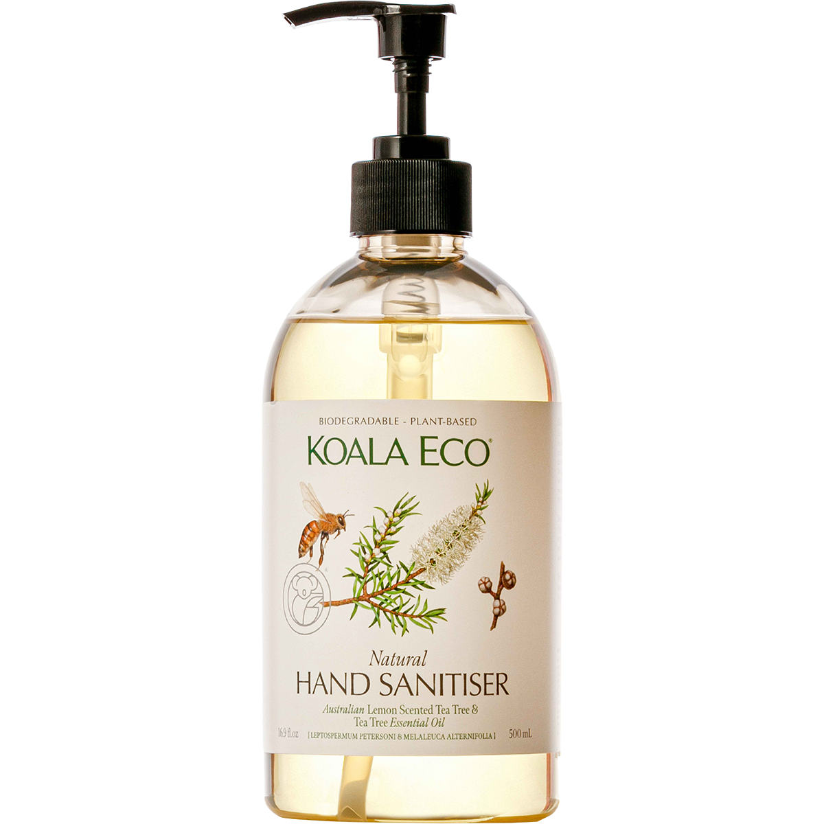 Koala Eco - Hand Sanitiser Lemon Scented Tea Tree & Tea Tree 500ml