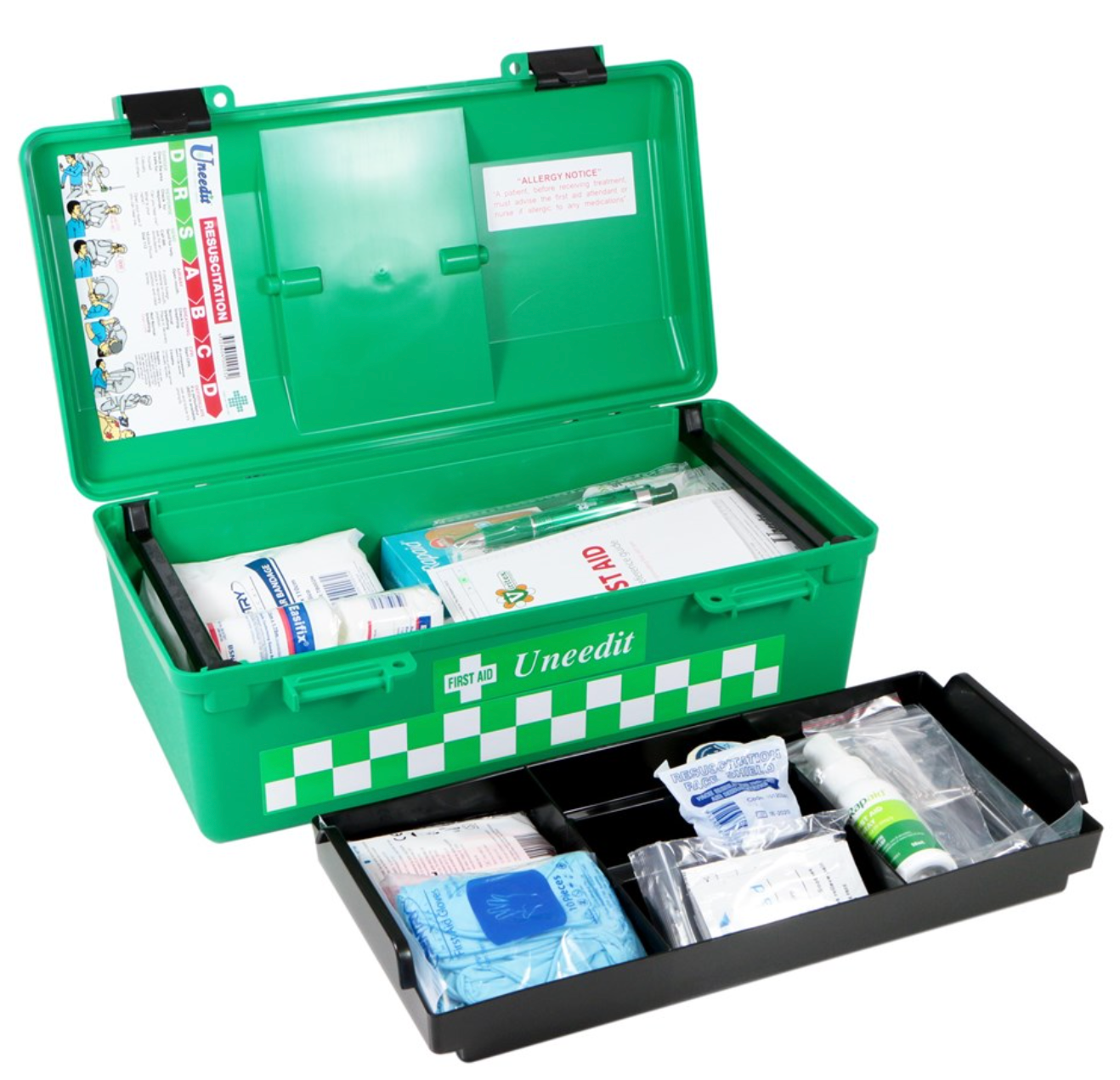 Workplace First Aid Kit Standard Portable Uneedit Supplies
