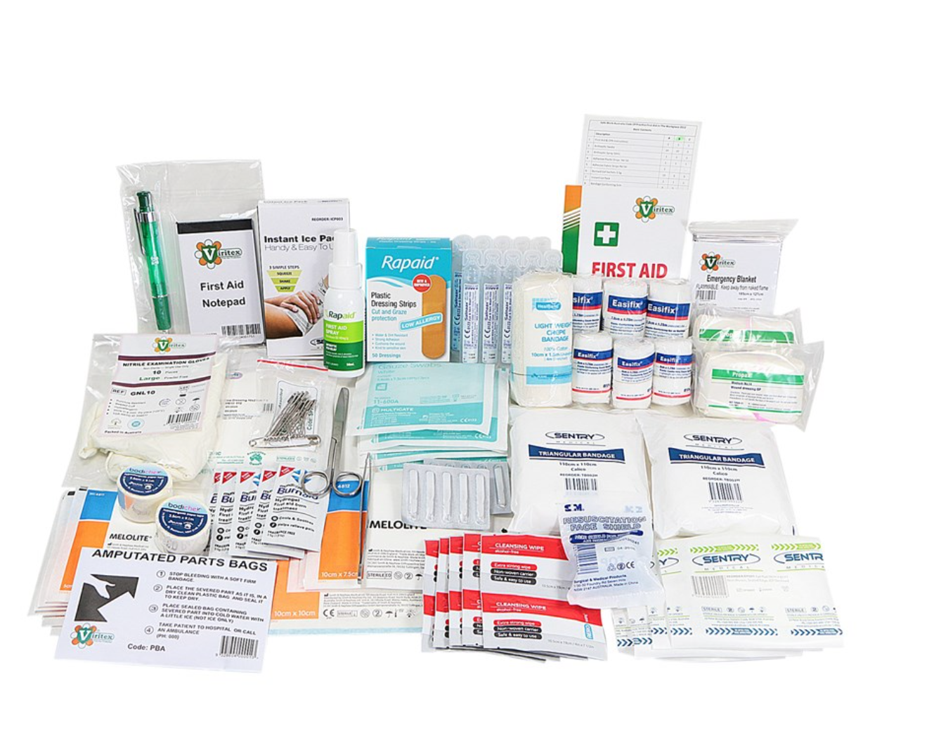 Workplace First Aid Kit Standard Portable Uneedit Supplies