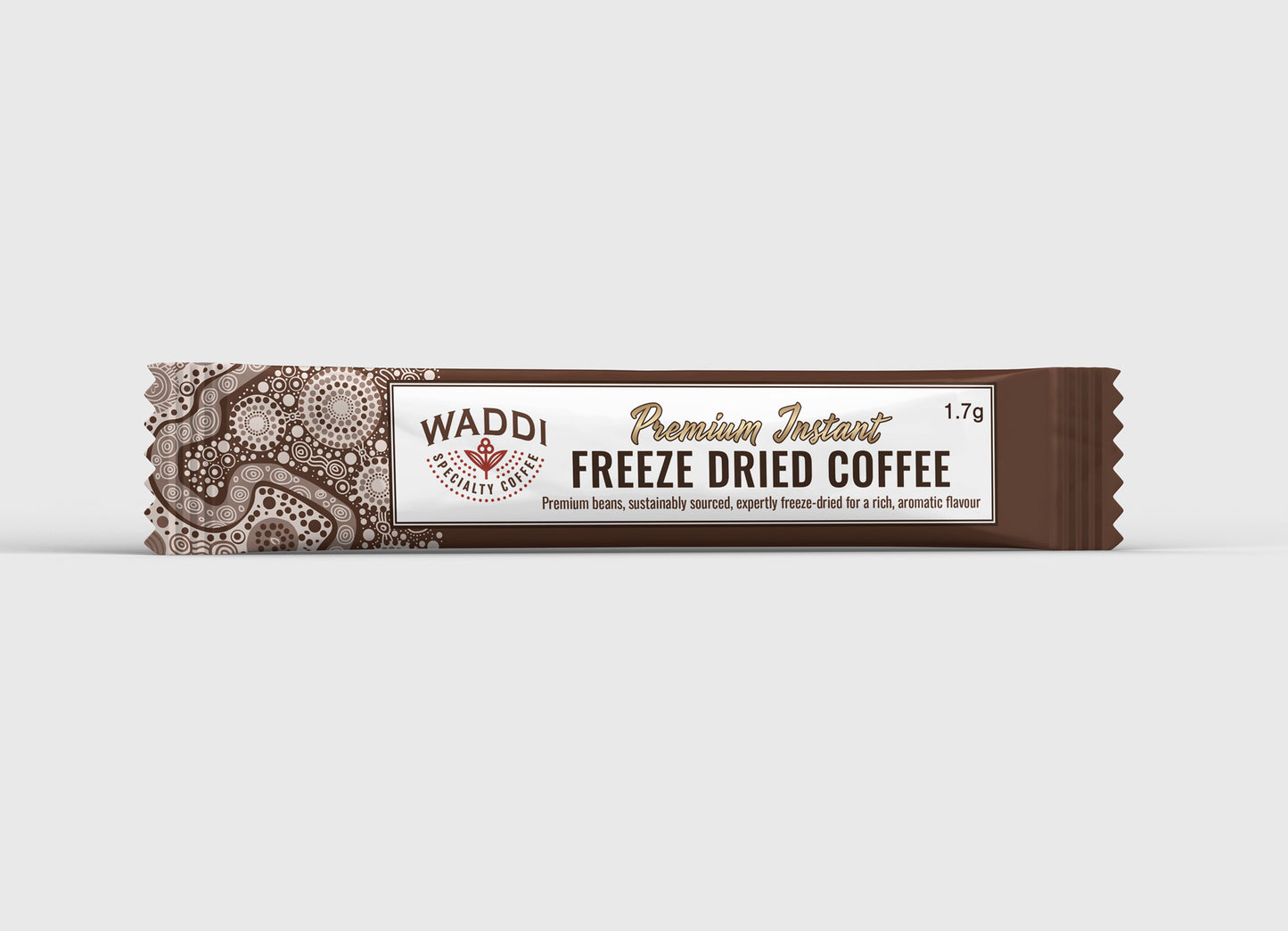 Waddi Speciality Coffee - Premium Freeze Dried Coffee - 1000 Single Serve 1.7g