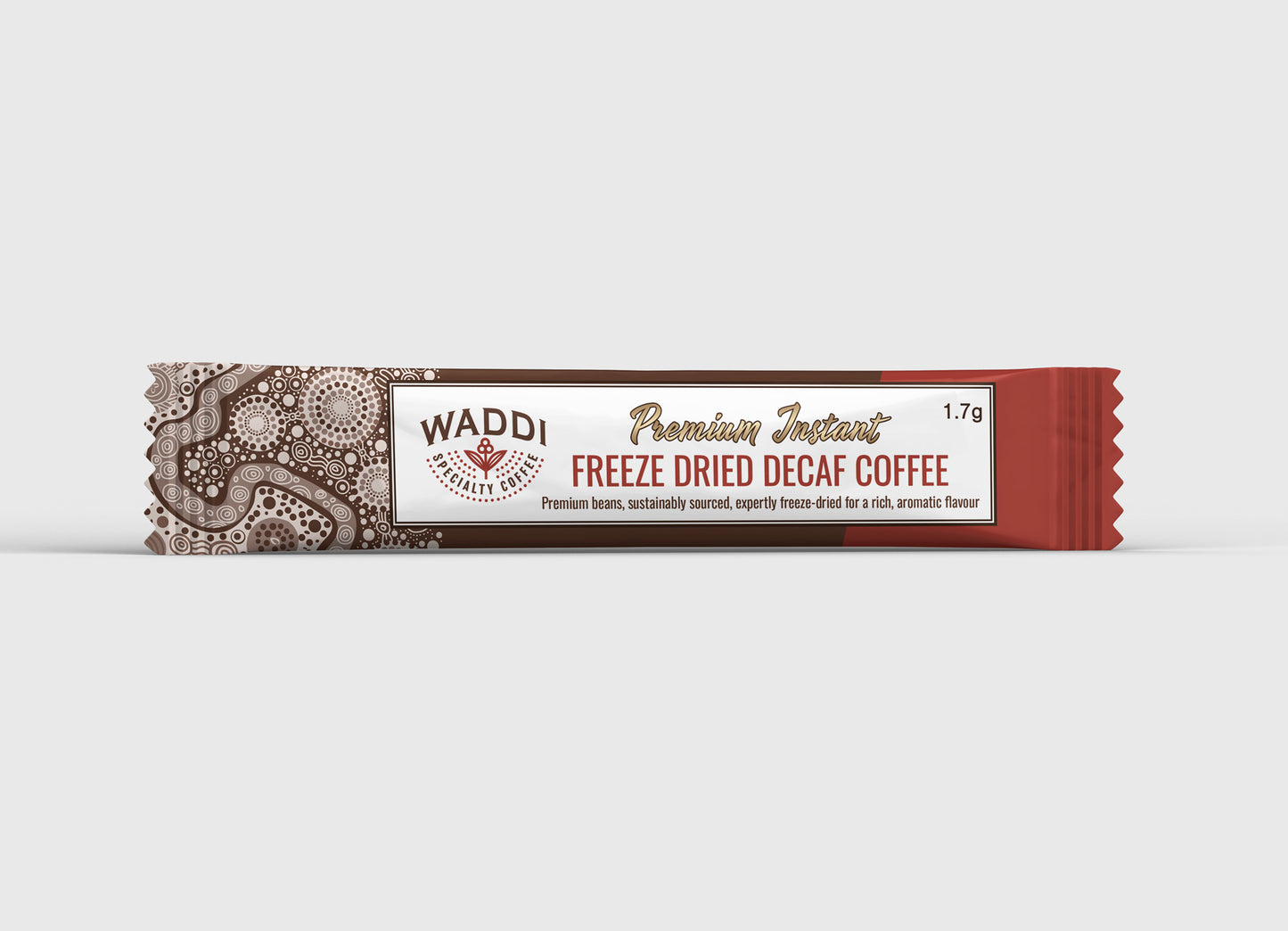 Waddi Speciality Coffee - Granulated Decaf Coffee - 500 Single Serve 1.7g