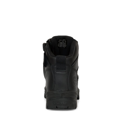 Oliver - 130mm Zip Sided Safety Boots Black - 45-640z