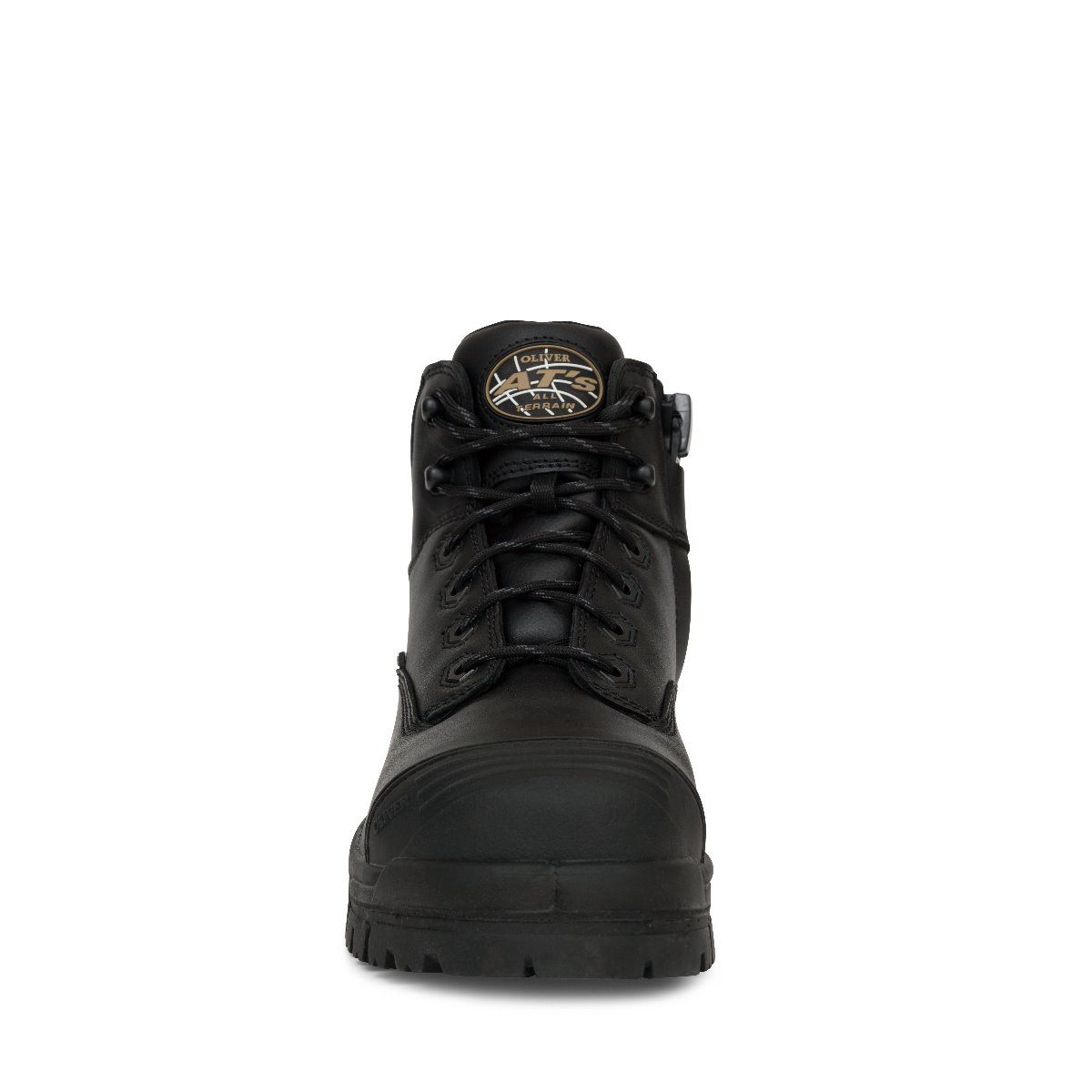Oliver - 130mm Zip Sided Safety Boots Black - 45-640z