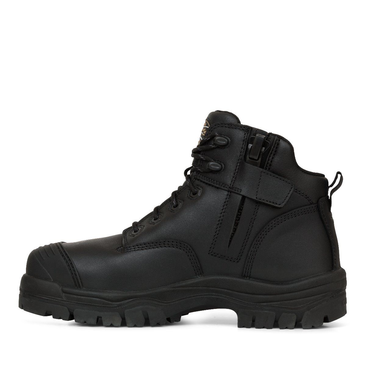 Oliver - 130mm Zip Sided Safety Boots Black - 45-640z