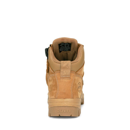 Oliver - 130mm Zip Sided Safety Boots Stone - 45 650z