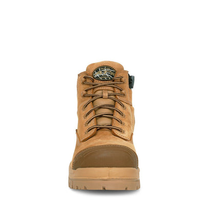 Oliver - 130mm Zip Sided Safety Boots Stone - 45 650z