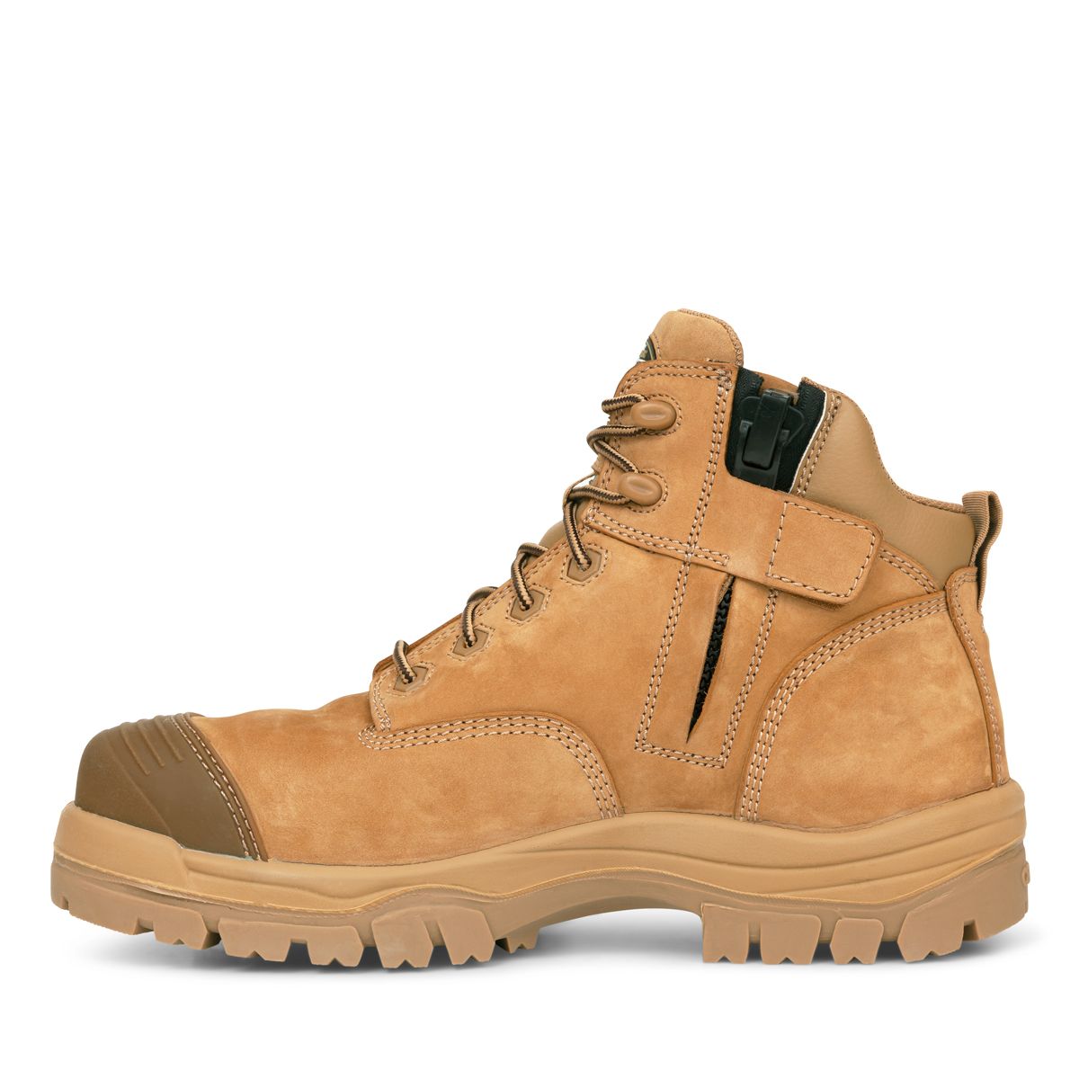 Oliver - 130mm Zip Sided Safety Boots Stone - 45 650z