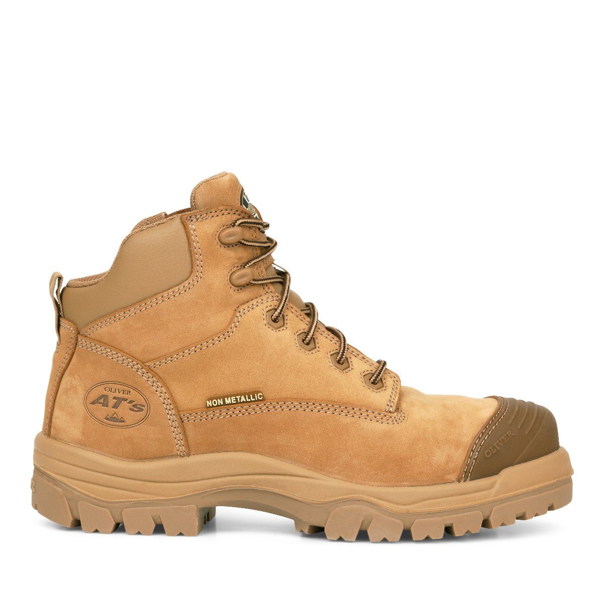 Oliver - 130mm Zip Sided Safety Boots Stone - 45 650z