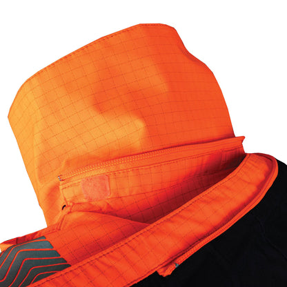 BOOL - FR PPE3 Hi-Vis Parka with Zip-Off Sleeves and Segmented FR Tape - BW1340T4