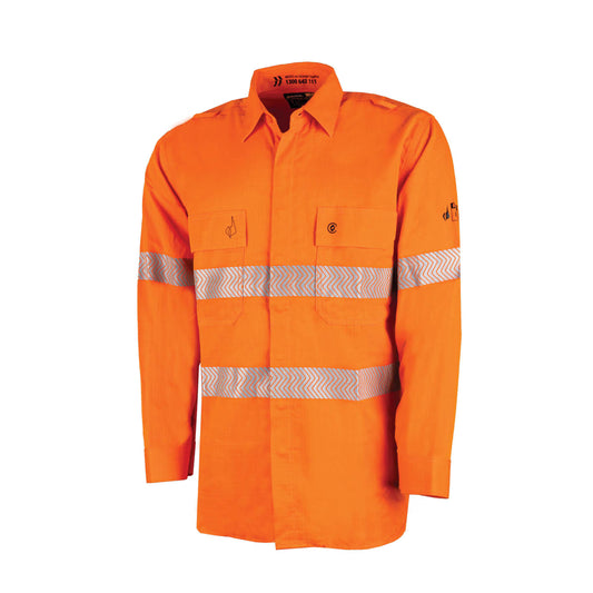 BOOL - Ultra-lightweight PPE2 FR Shirt with Segmented FR Reflective Tape (1 Shirt) - BW1595T1