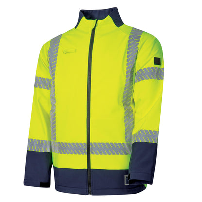 BOOL - Hi-Vis PPE2 Softshell Jacket with Segmented FR Reflective Tape - BW2300T8