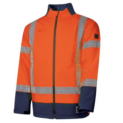 BOOL - Hi-Vis PPE2 Softshell Jacket with Segmented FR Reflective Tape - BW2300T8