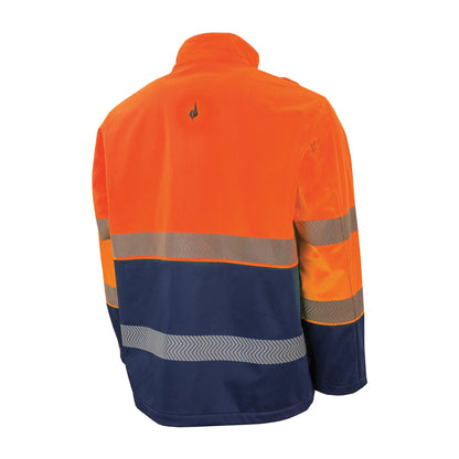 BOOL - Hi-Vis PPE2 Softshell Jacket with Segmented FR Reflective Tape - BW2305T8