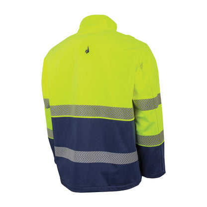 BOOL - Hi-Vis PPE2 Softshell Jacket with Segmented FR Reflective Tape - BW2305T8