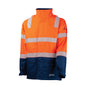 BOOL - FR PPE3 Hi-Vis Parka with Zip-Off Sleeves and Segmented FR Tape - BW2340T4