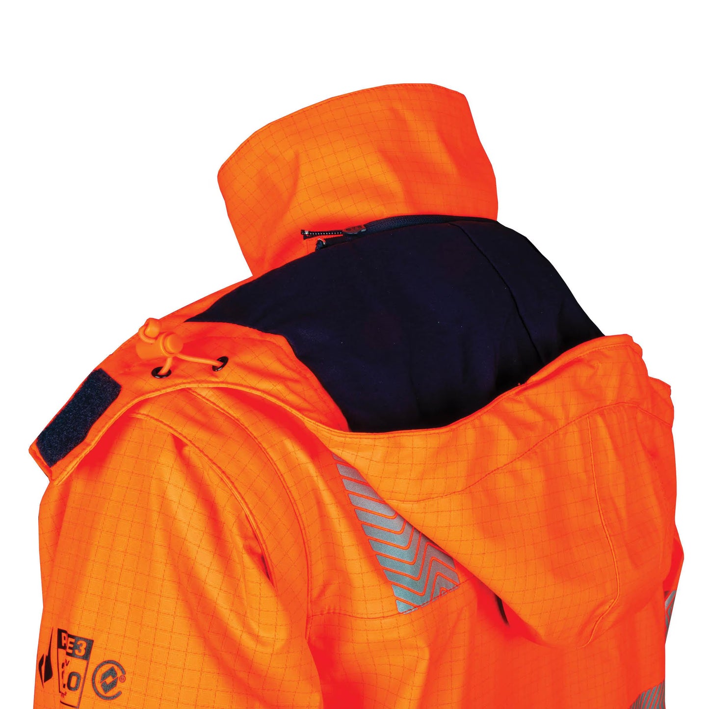 BOOL - FR PPE3 Hi-Vis Parka with Zip-Off Sleeves and Segmented FR Tape - BW2340T4
