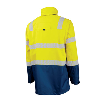 BOOL - FR PPE3 Hi-Vis Parka with Zip-Off Sleeves and Segmented FR Tape - BW2340T4