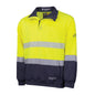 BOOL - PPE2 Two Tone FR Water Repellent Fleece Jumper with Segmented FR Reflective Tape - BW2350T1