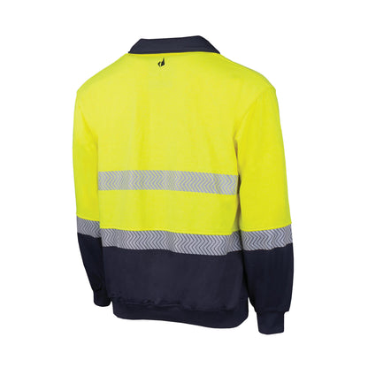 BOOL - PPE2 Two Tone FR Water Repellent Fleece Jumper with Segmented FR Reflective Tape - BW2350T1