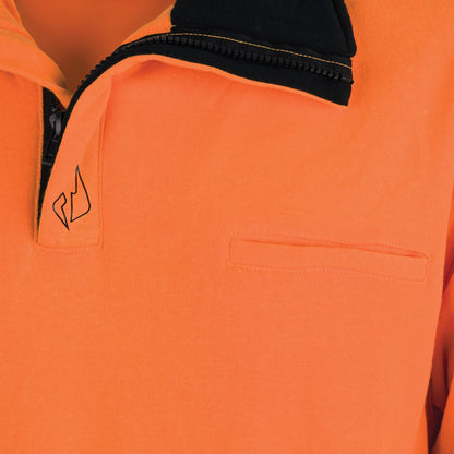 BOOL - PPE2 Two Tone FR Water Repellent Fleece Jumper with Segmented FR Reflective Tape - BW2350T1