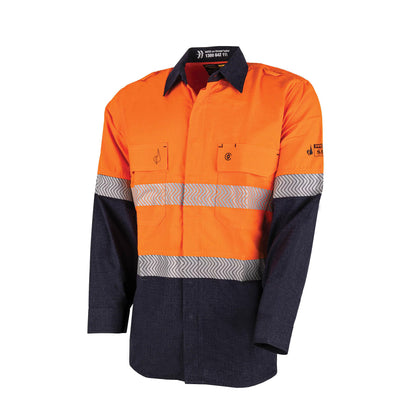 BOOL - Ultra-lightweight PPE1 FR Shirt with Segmented FR Reflective Tape (1 Shirt) - BW2505T1