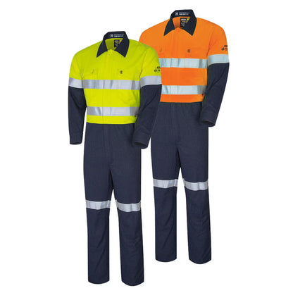 BOOL - Regular Weight PPE2 Two Tone Coverall with Loxy Reflective Tape - BW2570T1