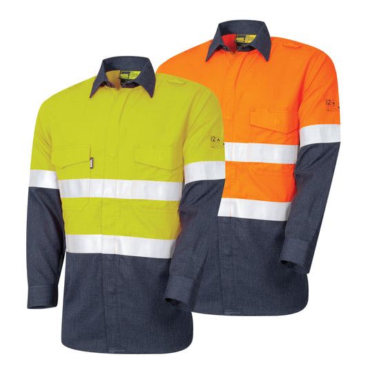 BOOL - Lightweight PPE2 Two Tone FR Shirt with Loxy Reflective Tape - BW2590T1