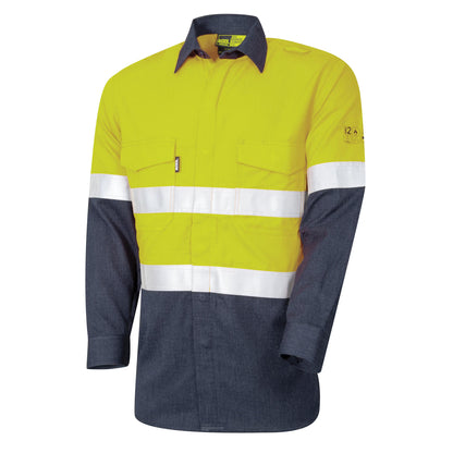 BOOL - Lightweight PPE2 Two Tone FR Shirt with Loxy Reflective Tape - BW2590T1