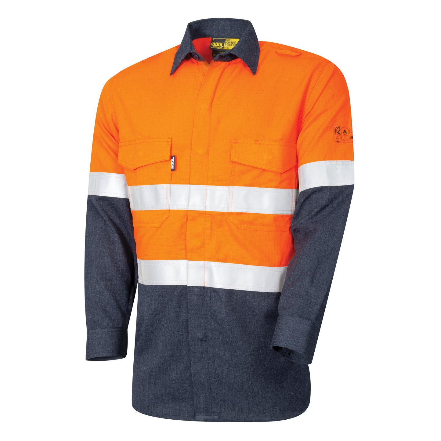 BOOL - Lightweight PPE2 Two Tone FR Shirt with Loxy Reflective Tape - BW2590T1