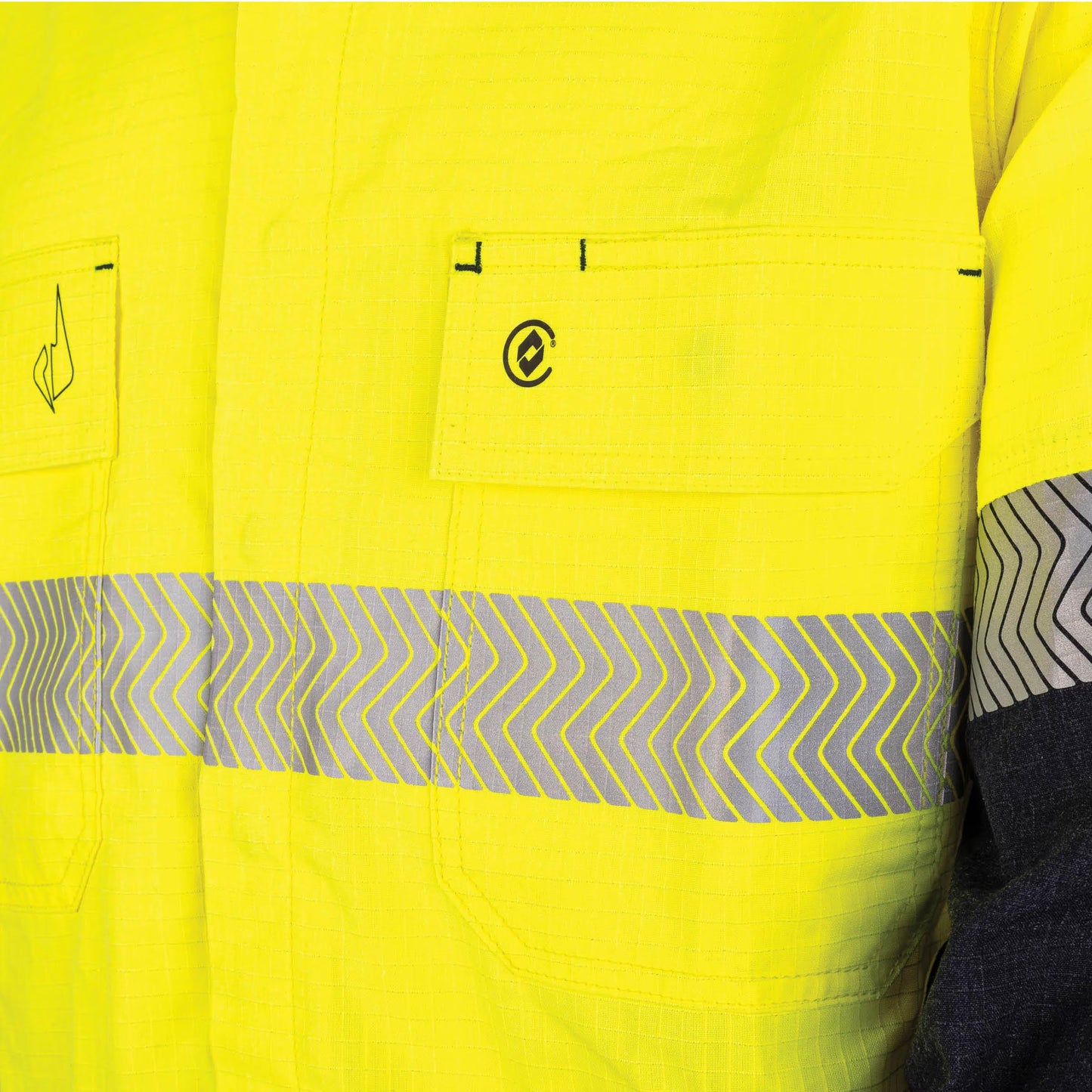 BOOL - Ultra-lightweight PPE2 Two Tone FR Shirt with Segmented FR Reflective Tape (1 Pair) - BW2595T1