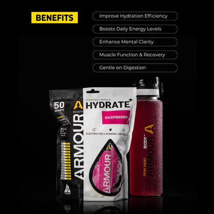 Body ARMOUR - Hydrate+ Hypotonic Sachets (50 Sachets) - BAHSP50