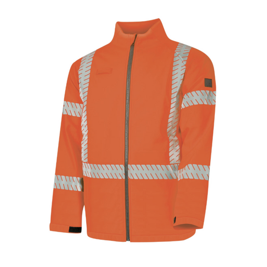 BOOL - Hi-Vis FR Softshell Jacket with Segmented FR Tape (1 Unit) - BW1300T5