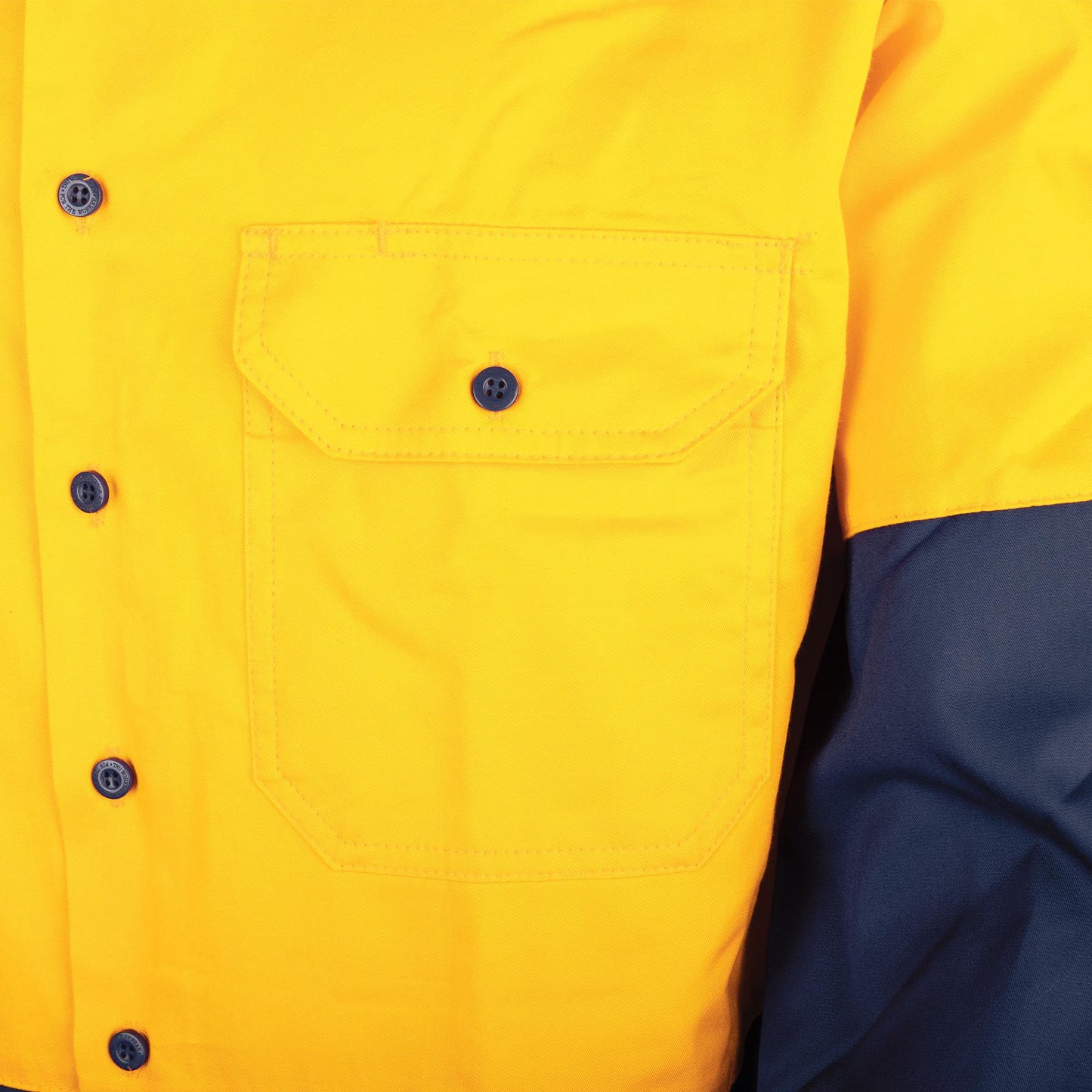 TRu Workwear -Lightweight Vented Hi-Vis Drill Shirt - CS2000