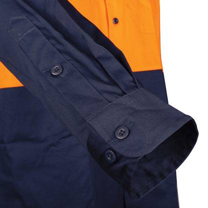 TRu Workwear -Lightweight Vented Hi-Vis Drill Shirt - CS2000