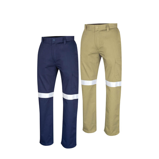 TRu Workwear - Midweight Trouser w/Reflective Tape - CT1080T3