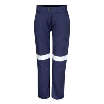 TRu Workwear - Midweight Womens Trouser with Reflective Tape - DCTW1080T3