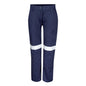 TRu Workwear - Midweight Womens Trouser with Reflective Tape - DCTW1080T3