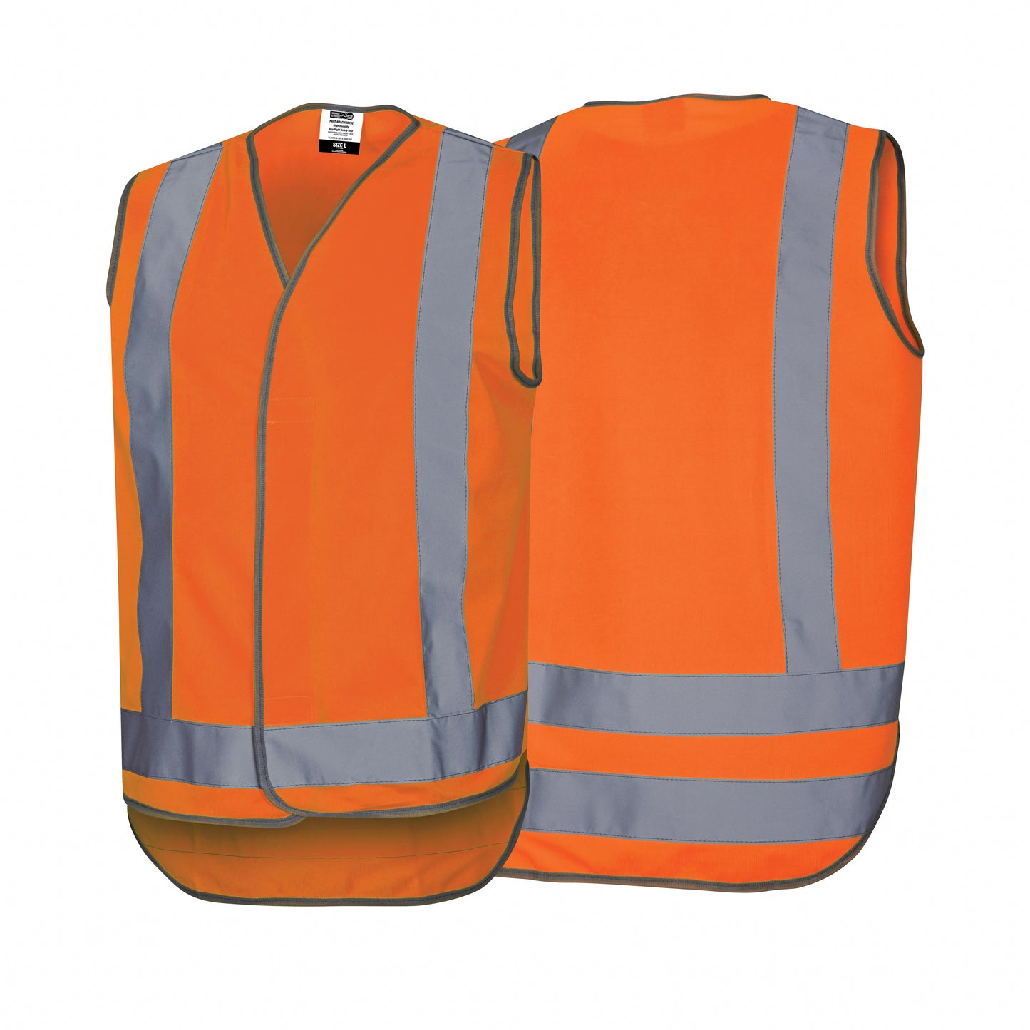 Force360 - Orange Day & Night Taped Safety Vest (1 Unit) - CWRX192