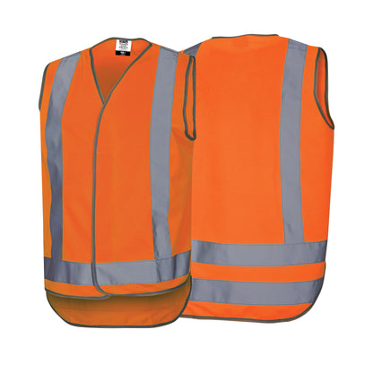 Force360 - Orange Day & Night Taped Safety Vest (1 Unit) - CWRX192