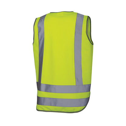 Force360 - Yellow Day & Night Taped Safety Vest (1 Unit) - CWRX193