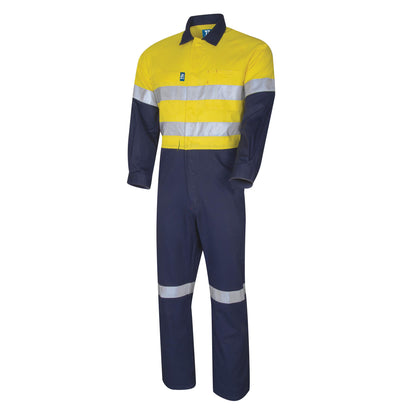 TRu Workwear - Lightweight Cotton Coverall w/Reflective Tape - DC2120T1