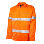 TRu Workwear - Midweight Hi-Vis Cotton Drill Jacket with Reflective Tape DJ1192T1