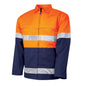 TRu Workwear - Midweight Hi-Vis Cotton Drill Jacket with Reflective Tape - DJ2192T1