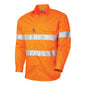TRu Workwear - Regular Weight L/S Cotton Hi-Vis Shirt w/Reflective Tape - DS1112T1