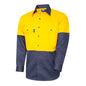 TRu Workwear - Regular Weight L/S Cotton Hi-Vis Shirt - DS2112